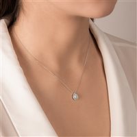 Collar Mirco Visconti Mujer in Oro blanco Diamante 0.41 Ct AB828/20 - AB828/20